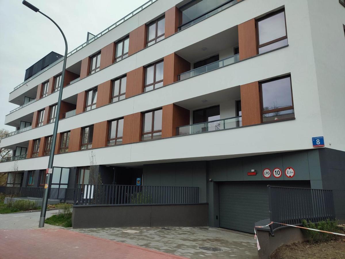 Mini Apartamenty Deluxe Metro Park Krzemieniecka Warschau Exterior foto